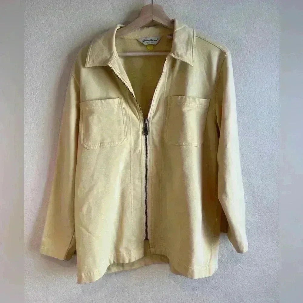 Eddie Bauer yellow jacket loose fit